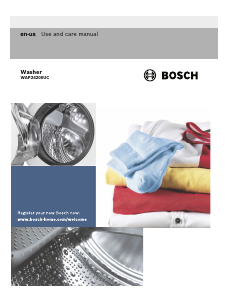 Handleiding Bosch WAP24200UC Wasmachine