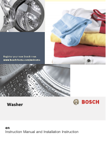 Handleiding Bosch WIA24202ES Wasmachine