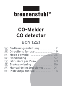 Manuale Brennenstuhl BCN 1221 Rilevatore di monossido di carbonio