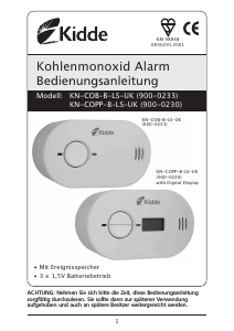 Bedienungsanleitung Kidde KN-COPP-B-LS-UK Kohlenmonoxiddetektor