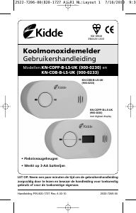 Handleiding Kidde KN-COPP-B-LS-UK Koolmonoxidemelder