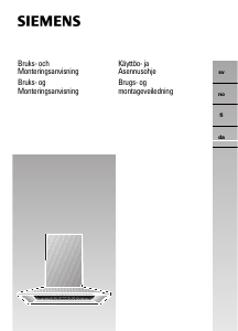 Brugsanvisning Siemens LC75652 Emhætte