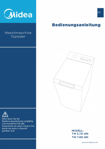 Bedienungsanleitung Midea TW 5.72i diN Waschmaschine