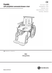 Brugsanvisning Handicare Combi Kørestol