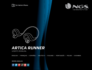 Manual NGS Artica Runner Headphone