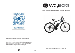 Manuale Wayscral Sporty 555 Bicicletta elettrica