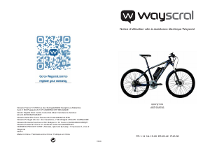Manual de uso Wayscral Sporty 655 Bicicleta eléctrica