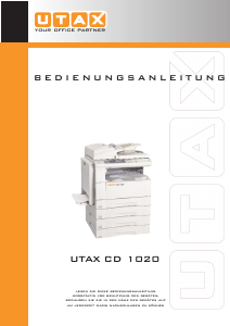 Bedienungsanleitung UTAX CD 1020 Multifunktionsdrucker