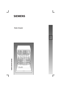Mode d’emploi Siemens SE25E250EU Lave-vaisselle