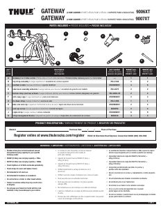 Manual de uso Thule Gateway 9006XT Porta bicicleta