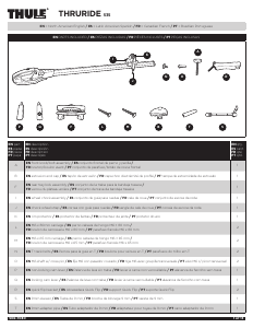 Manual Thule ThruRide 535 Bicycle Carrier