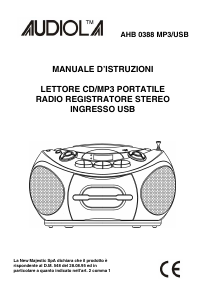 Manuale Audiola AHB 0388 MP3/USB Stereo set