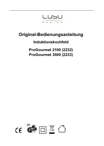 Bedienungsanleitung Caso ProGourmet 3500 Kochfeld