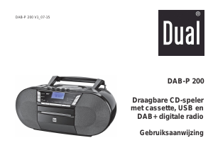 Handleiding Dual DAB-P200 Stereoset