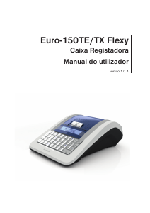 Manual Elcom Euro-150TX Flexy Caixa registadora
