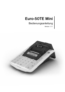 Bedienungsanleitung Elcom Euro-50TE Mini Registrierkasse