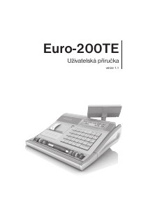 Manuál Elcom Euro-2000TE Registrační pokladna