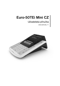 Manuál Elcom Euro-50TEi Mini Registrační pokladna