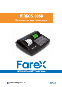 Instrukcja Farex i-Ergos 3050 Kasa