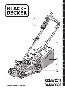 Mode d’emploi Black and Decker BCMW3336 Tondeuse à gazon