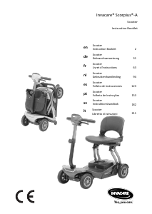 Handleiding Invacare Scorpius A Scootmobiel