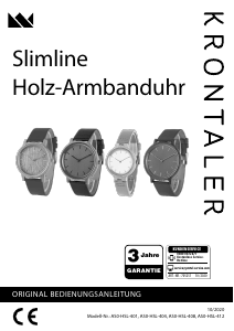 Bedienungsanleitung Krontaler AS0-HSL-412 Armbanduhr