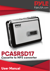 Manual Pyle PCASRSD17 Cassette Recorder