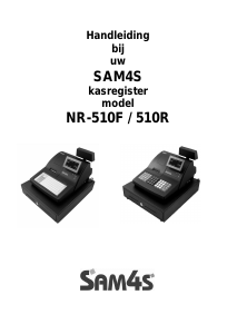 Handleiding SAM4s NR-510R Kassasysteem