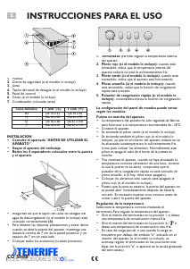 Manual de uso Tegran TG 100 Congelador