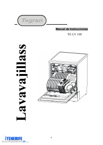 Manual de uso Tegran TG LVX 100 Lavavajillas