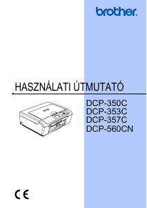 Használati útmutató Brother DCP-350C Multifunkciós nyomtató