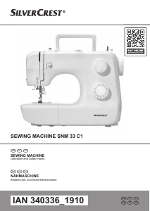 Manual SilverCrest SNM 33 C1 Sewing Machine