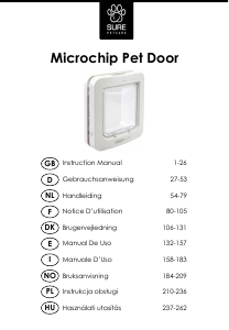 Instrukcja SureFlap Microchip Drzwiczki dla kota