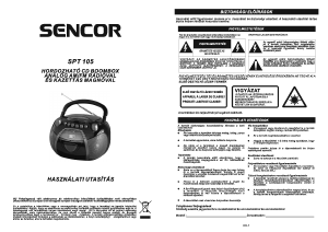 Használati útmutató Sencor SPT 105 Sztereóberendezés