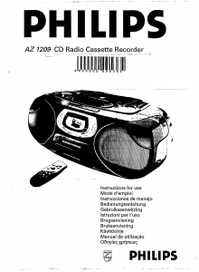 Manual Philips AZ1209 Stereo-set