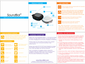 Manual SoundBot SB522 Speaker