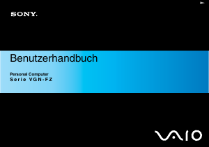 Bedienungsanleitung Sony Vaio VGN-FZ21MR Notebook