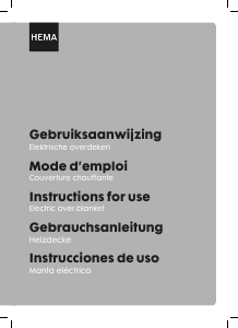 Mode d’emploi Hema 80.03.0038 Couverture électrique
