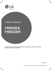Manual LG GR-X24FTKSB Fridge-Freezer