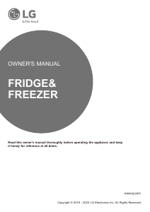 Manual LG GR-H802HEHZ Fridge-Freezer