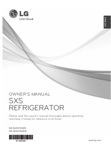 Manual LG GR-M257SGKW Fridge-Freezer