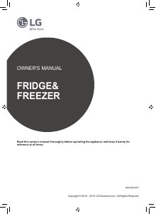 Manual LG GC-B247SMDC Fridge-Freezer