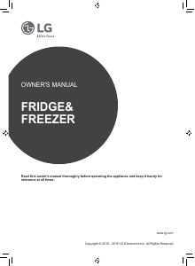 Manual LG GC-Q247CBDC Fridge-Freezer