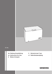 Instrukcja Siemens GT30MA30CH Zamrażarka