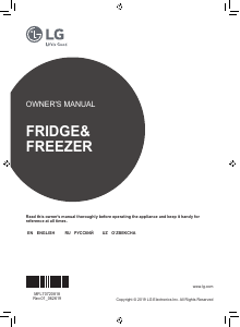 Manual LG GC-B569PECM Fridge-Freezer