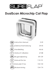 Bedienungsanleitung SureFlap DualScan Microchip Katzenklappe