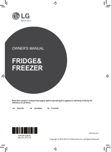 Manual LG GC-B247JVUV Fridge-Freezer