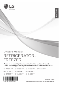 Manual LG GN-H432HMHZ Fridge-Freezer