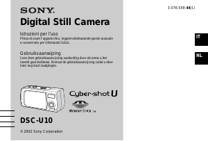 Manuale Sony Cyber-shot DSC-U10 Fotocamera digitale