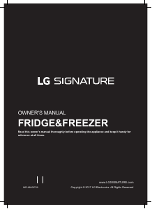 Руководство LG LSR100RU Холодильник с морозильной камерой